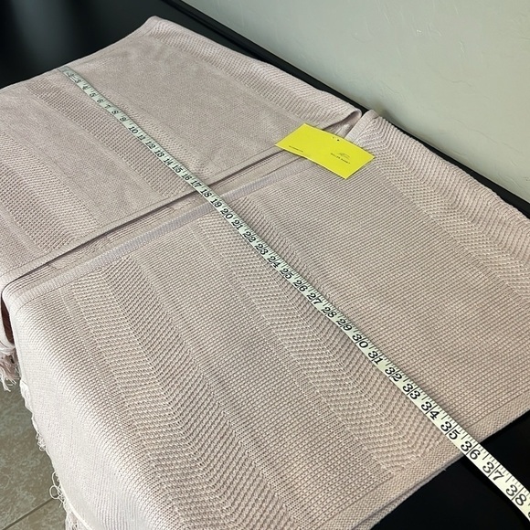 Roller Rabbit May Cape Sweater poncho solid Pale Rose, fringed hem,fits all NWT - Picture 8 of 12